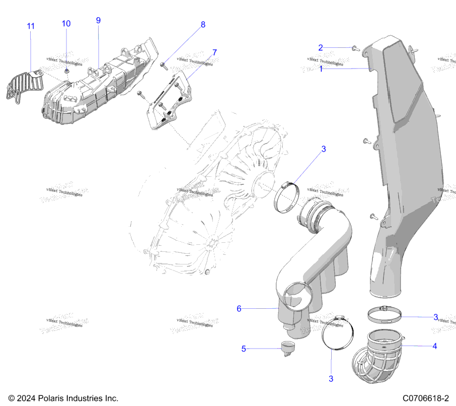 Drive Train, Clutch Cover Ducting