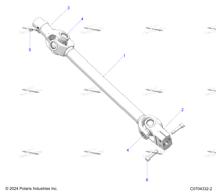 Drive Train, Front Prop Shaft