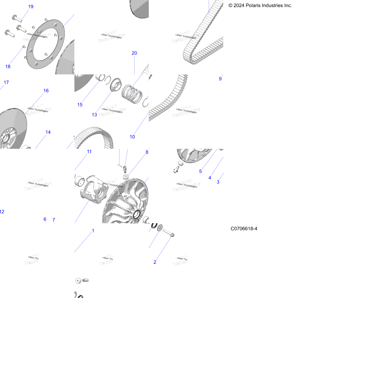 Drive Train, Secondary Clutch