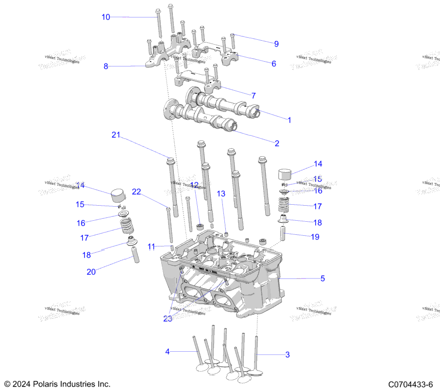 Engine, Cylinder Head And Valves