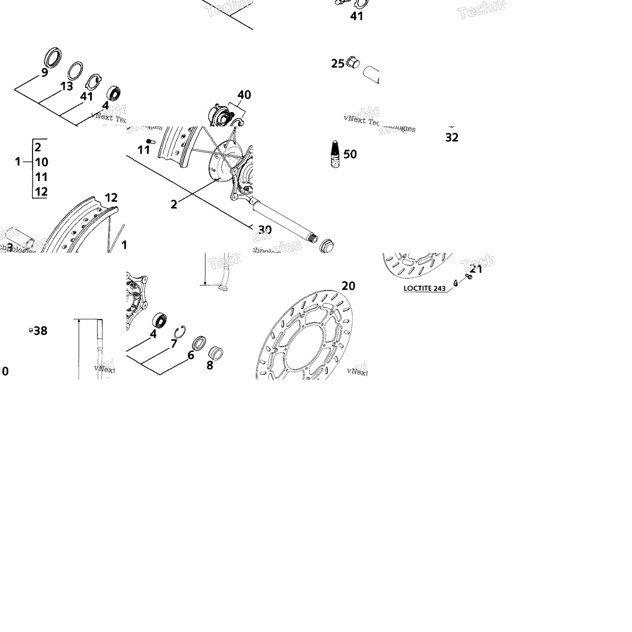 Front Wheel Lc4-E Supermoto