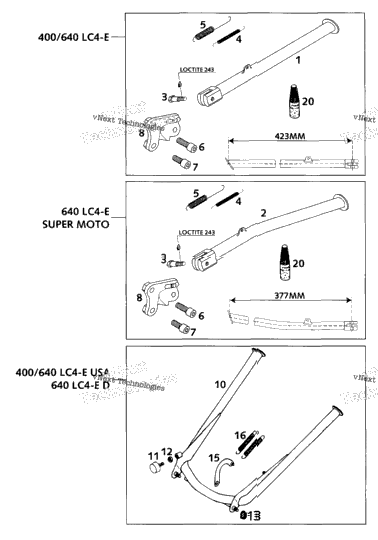 Side - And Center Stand