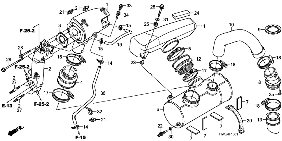 MUFFLER (ARX1500N3)