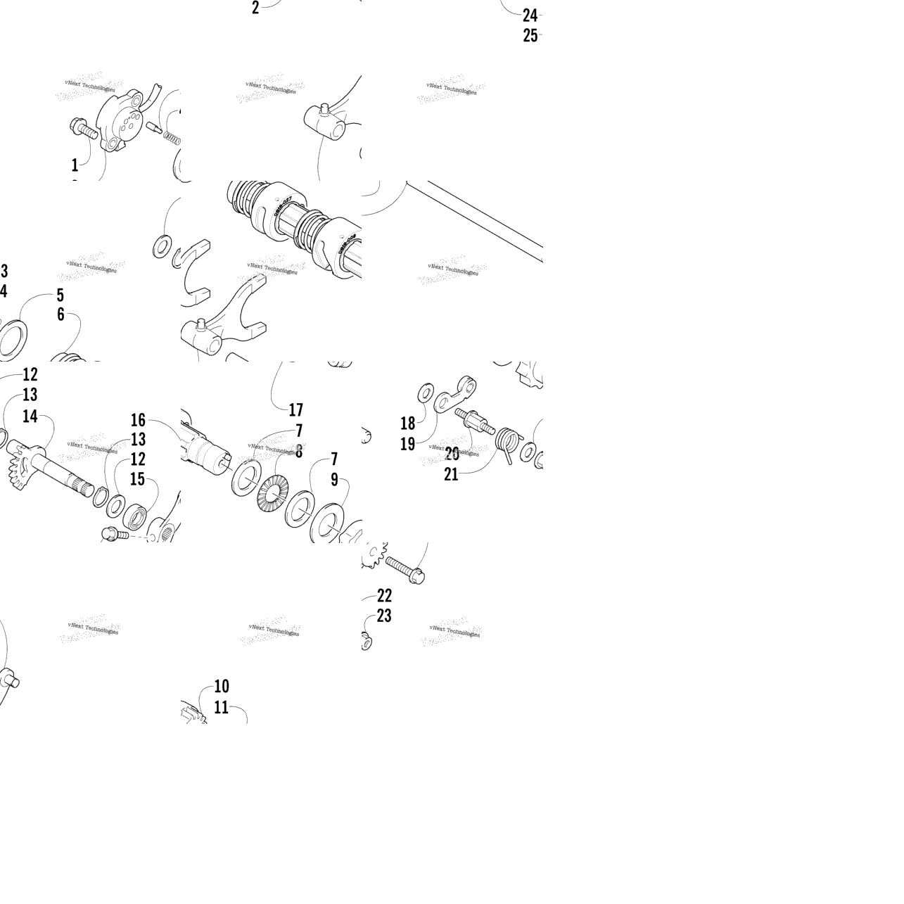 Gear Shifting Assembly