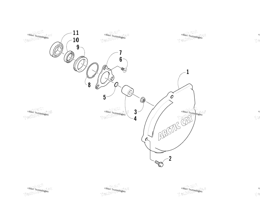 Outer Magneto Cover Assembly