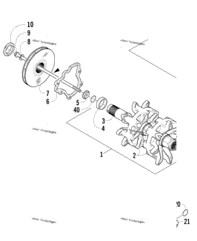 Drive Train Shafts And Brake Assemblies