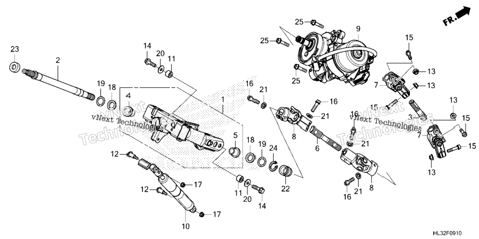 Steering Shaft@Steering Column (2)