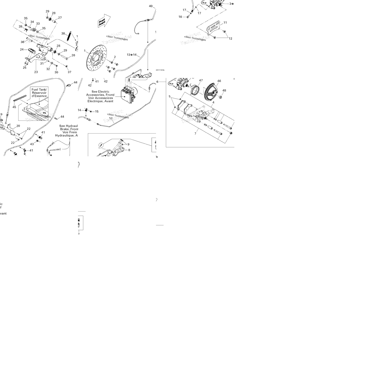 Hydraulic Brake, Rear