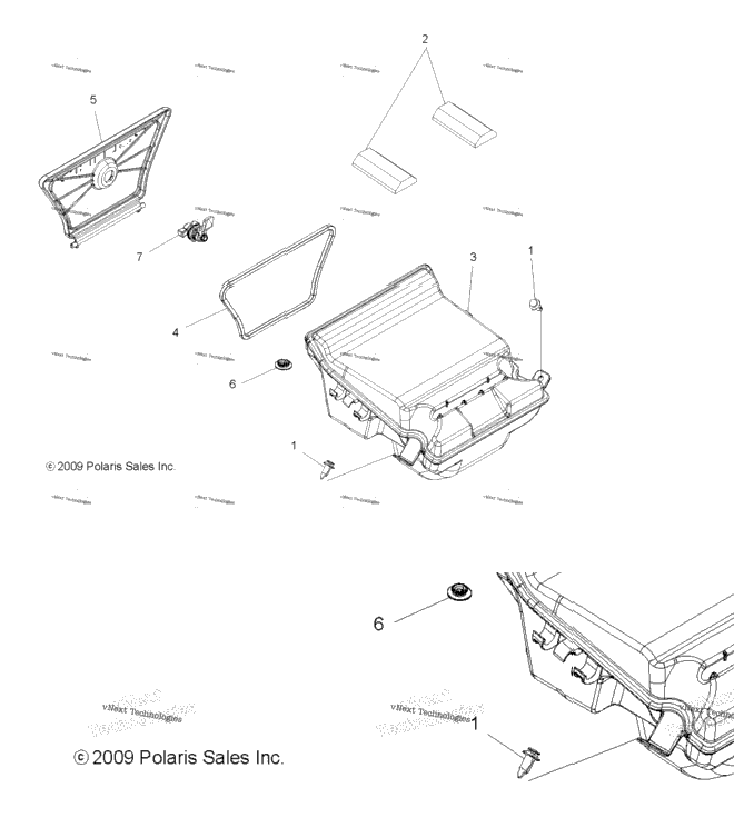 Body, Rear Storage Box