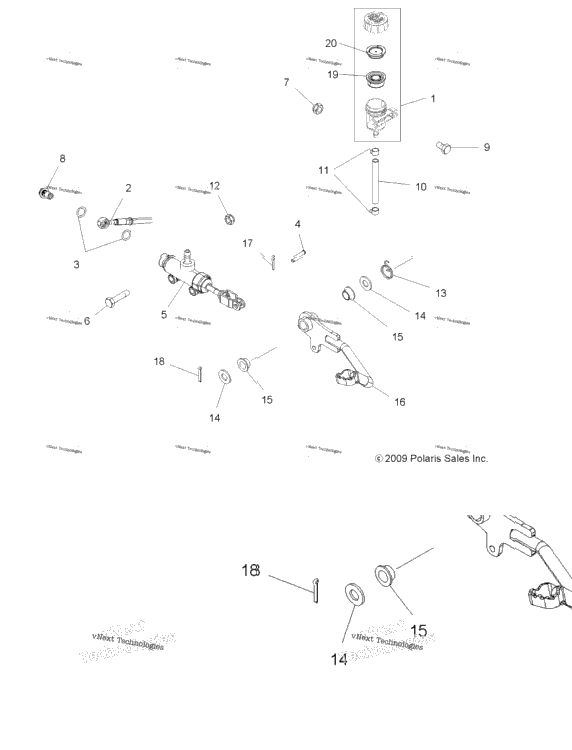 Brakes, Foot Pedal & Master Cylinder