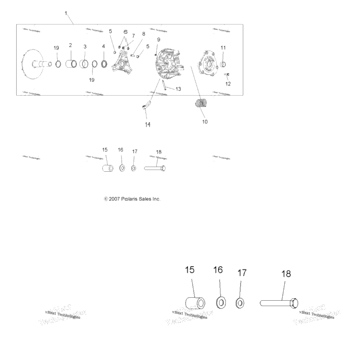 Drive Train, Primary Clutch