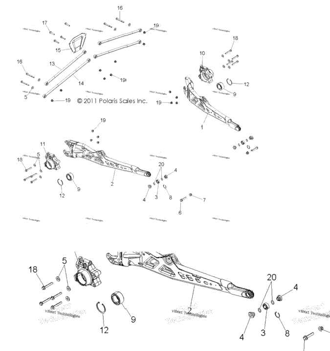 Suspension, Rear