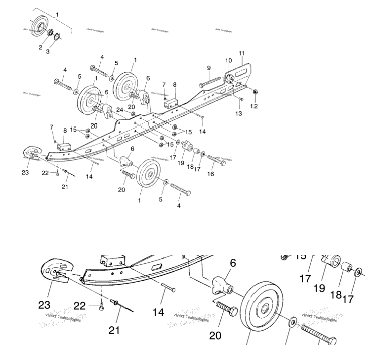 Rail Mounting Suspension