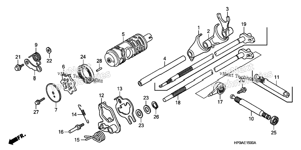 Gearshift Drum