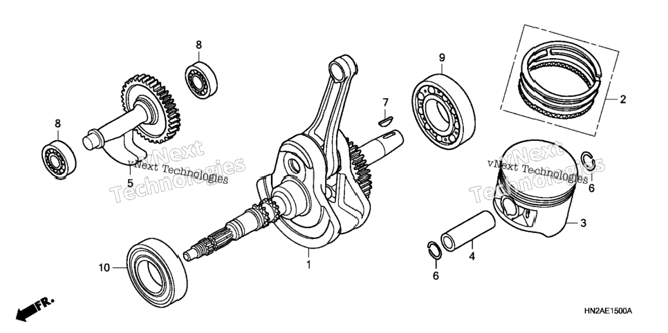 Crankshaft + Piston