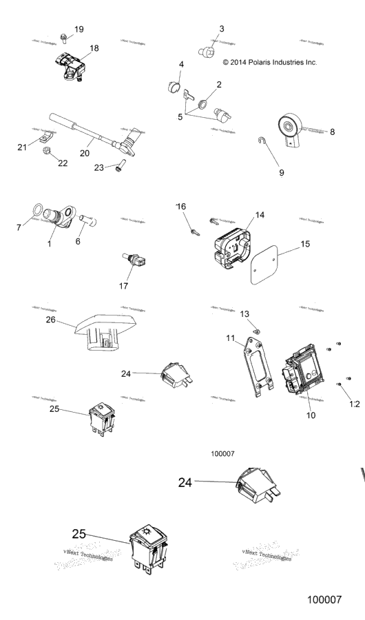 Electrical, Switches, Sensors & Ecm