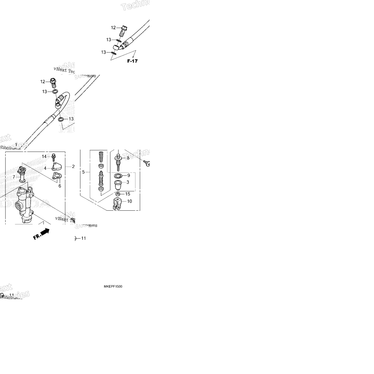 Rear Brake Master Cylinder