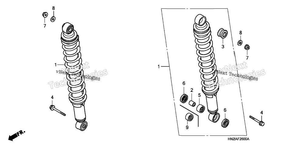 Rear Shock Absorber
