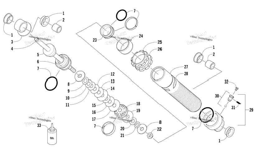 Front Suspension Shock Absorber