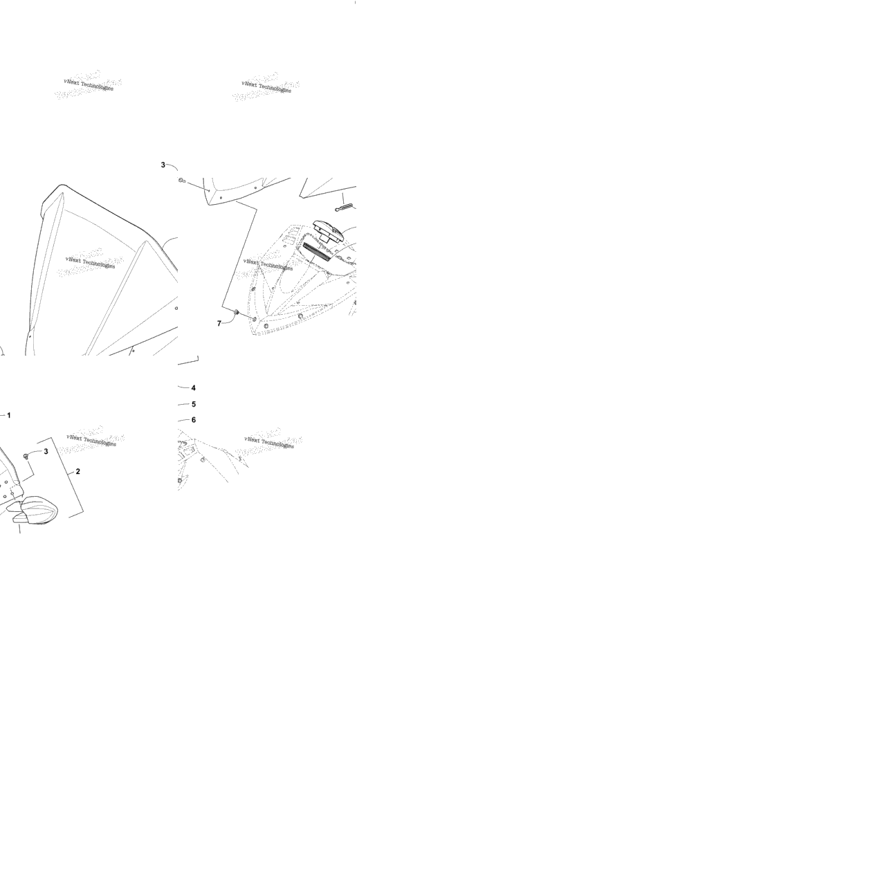 Windshield And Instruments Assemblies
