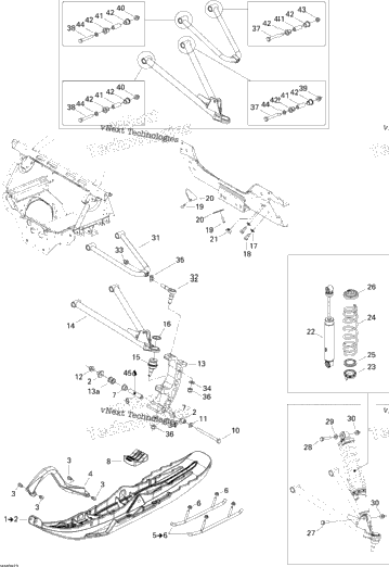 Front Suspension And Ski