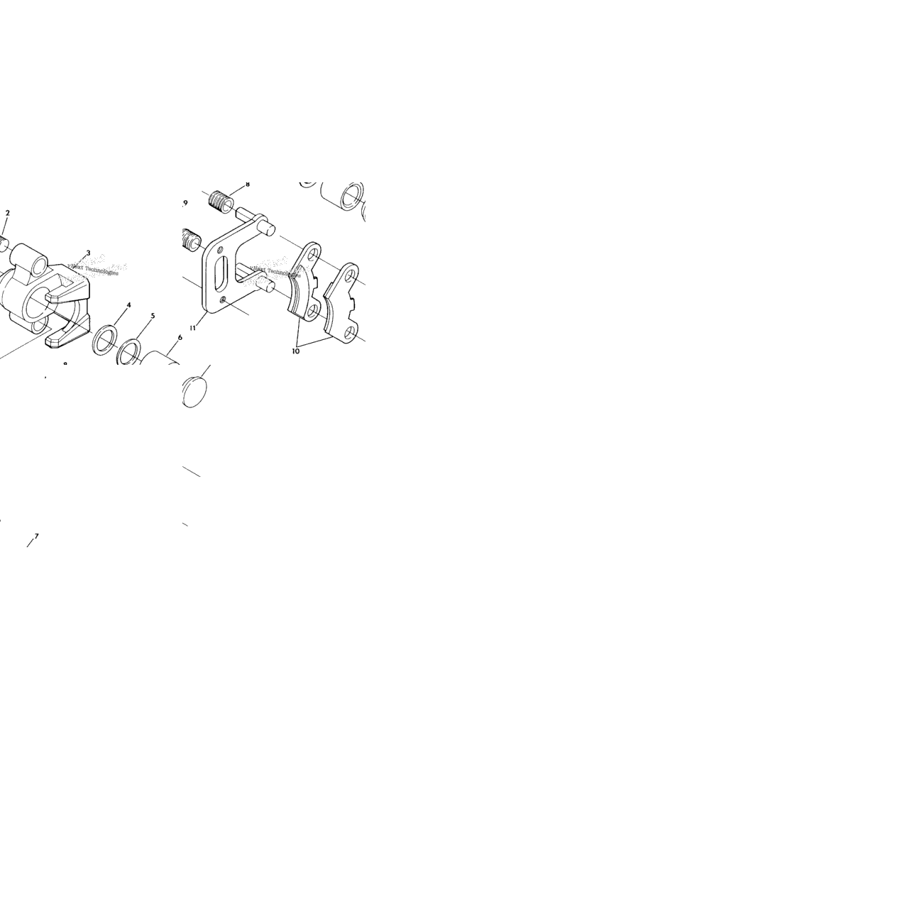 Front Brake Assembly 250 6X6 / W928727
