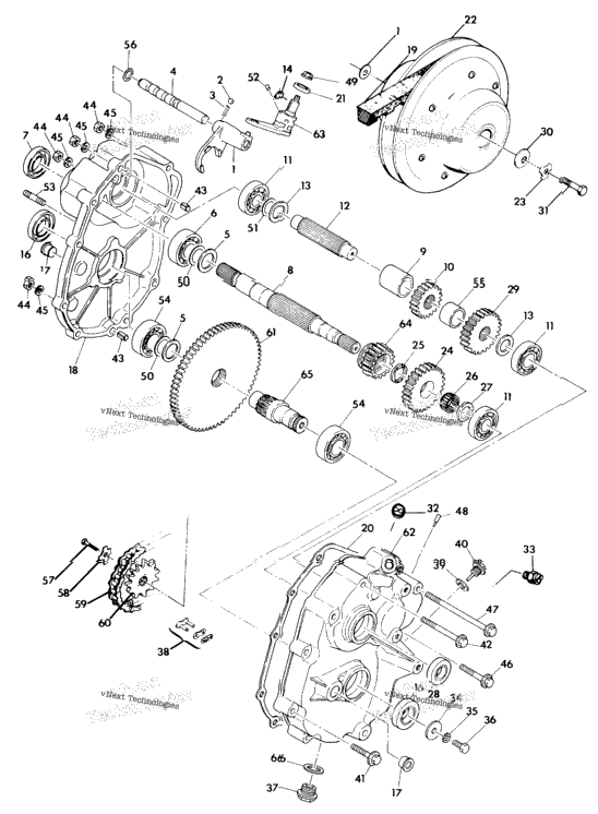 Gearcase Assembly