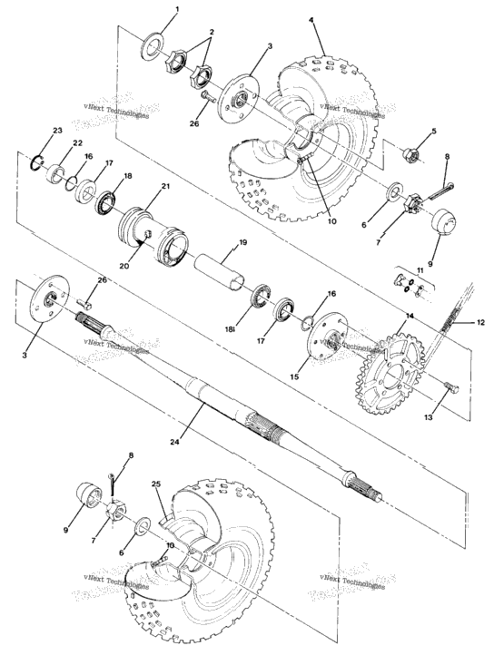 Rear Wheel Drive Assembly