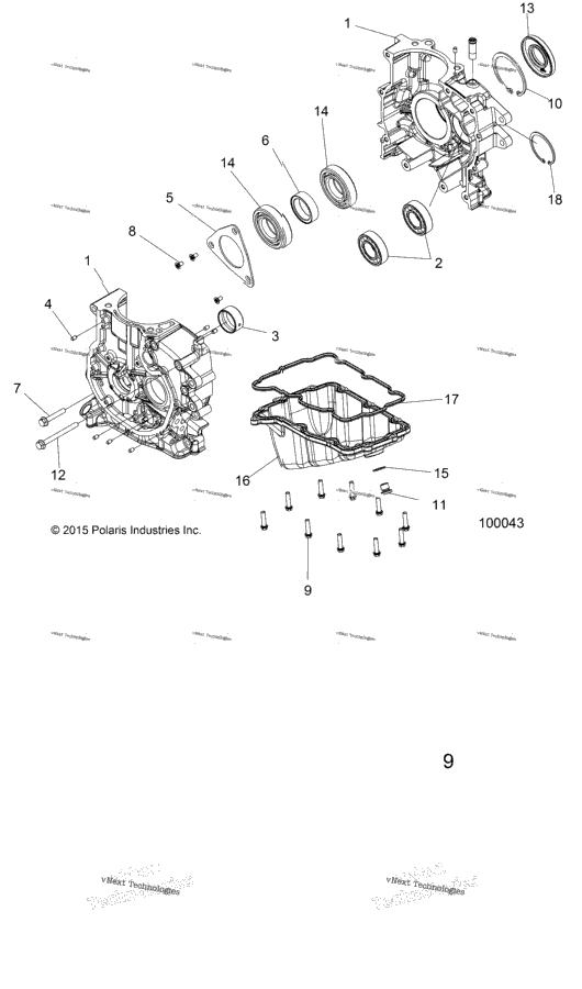 Engine, Crankcase