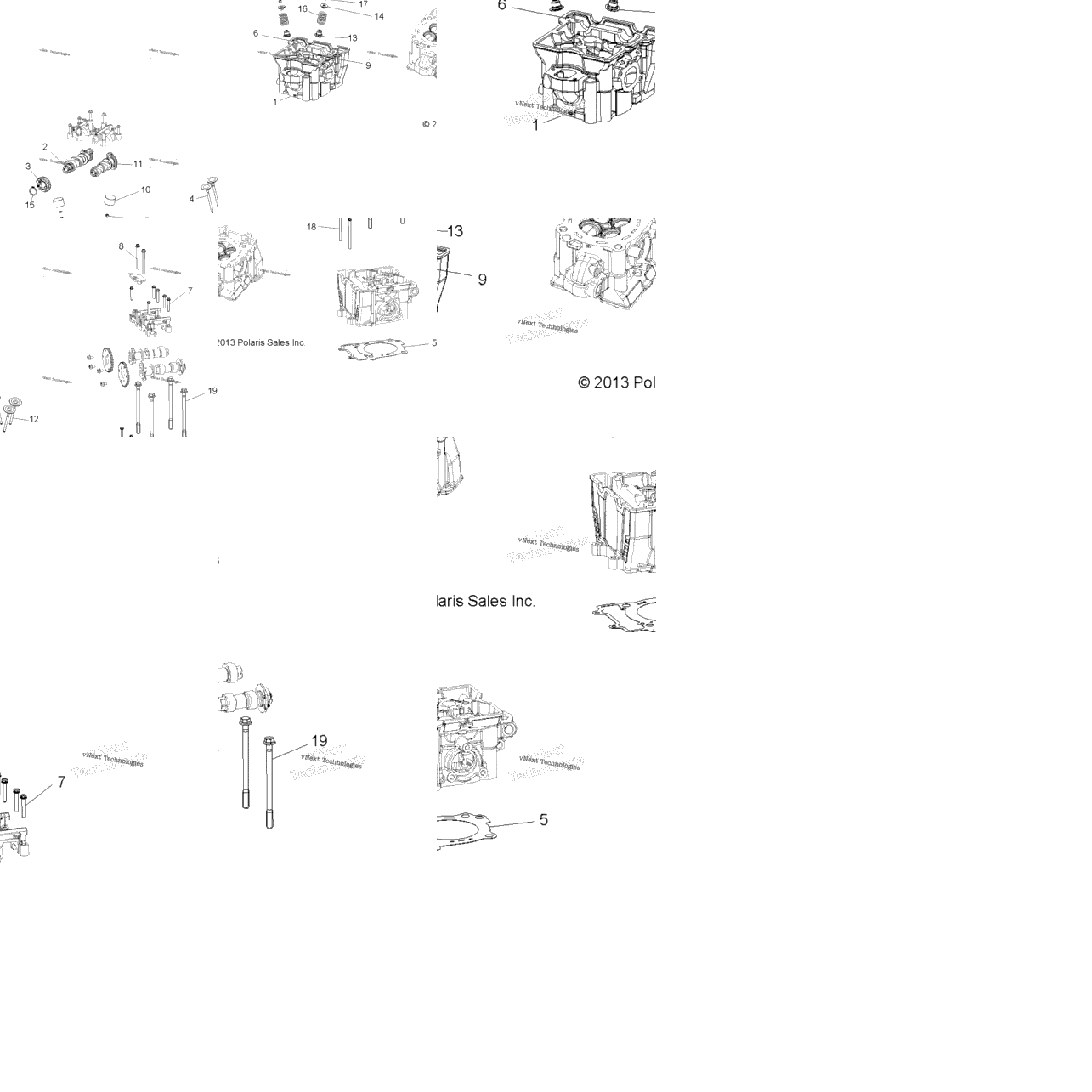 Engine, Cylinder Head, Cams & Valves