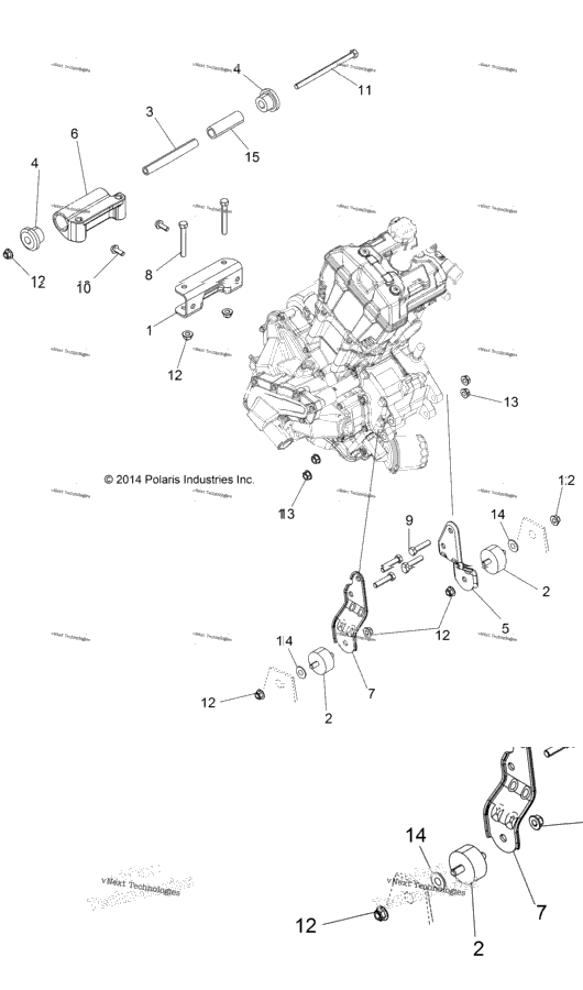 Engine, Mounting & Long Block