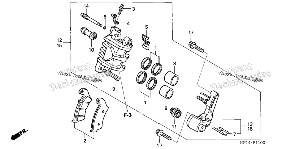 Front Brake Caliper