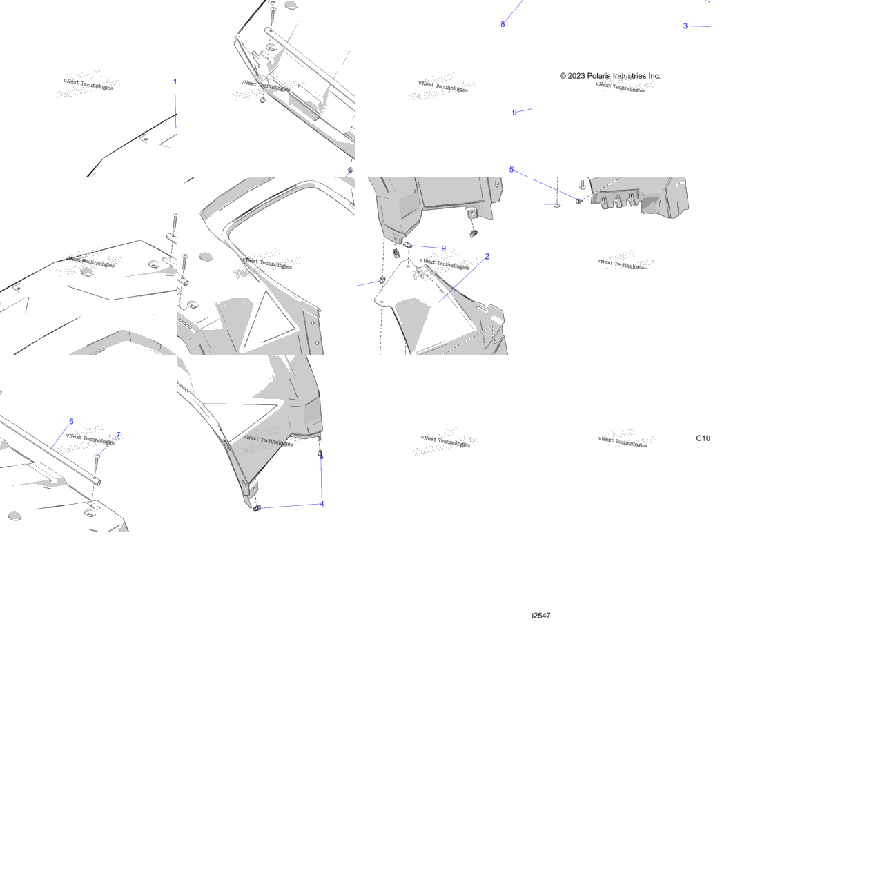 Body, Rear Cab A24see57a1/A3/A6/A9/B1/B3/B6/B9