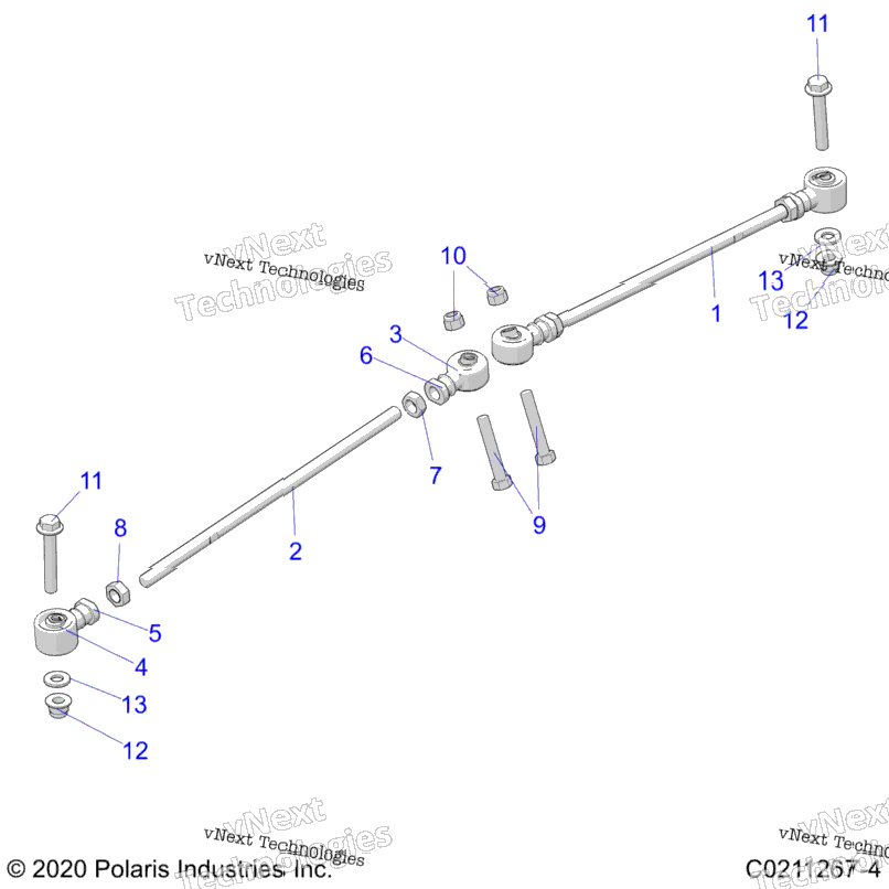 Steering, Tie Rods A24see57a1/A3/A6/A9/B1/B3/B6/B9