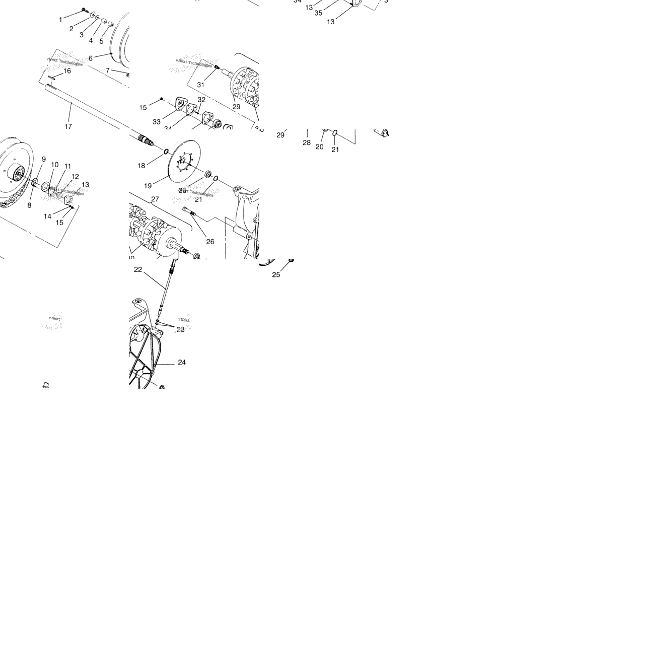 Drive Train Ultra Sp & European Ultra Sp E960678