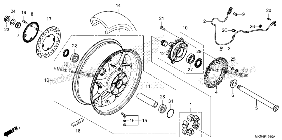 Rear Wheel
