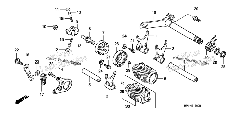 Gear Shift Drum