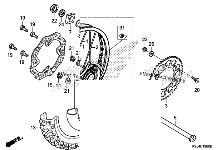 Rear Wheel