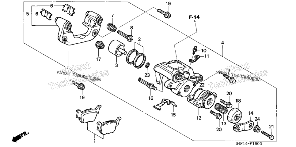 Rear Brake Caliper