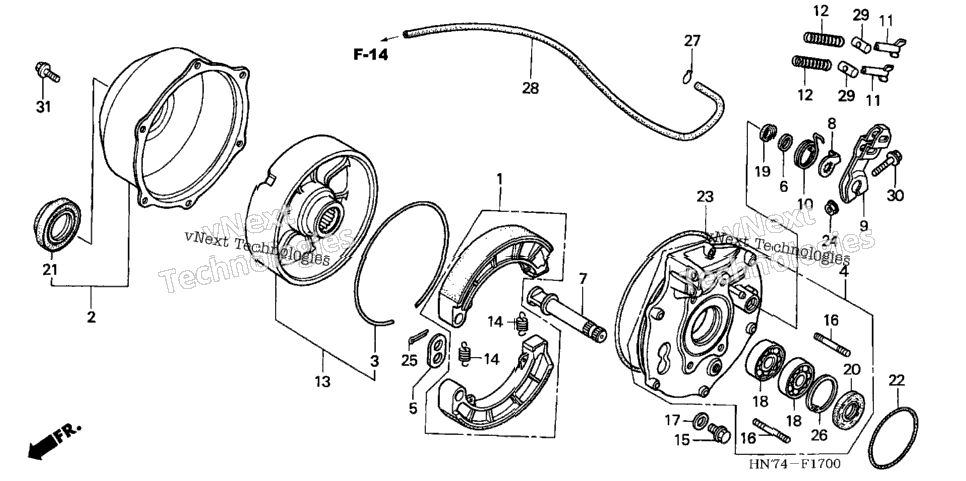Rear Brake Panel