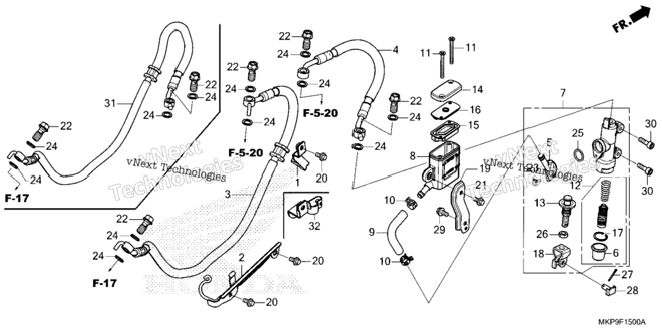 Rear Brake Master Cylinder