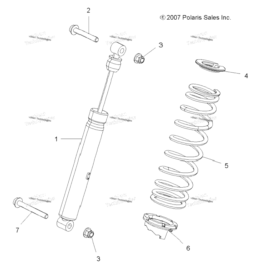 Suspension, Shock, Rear