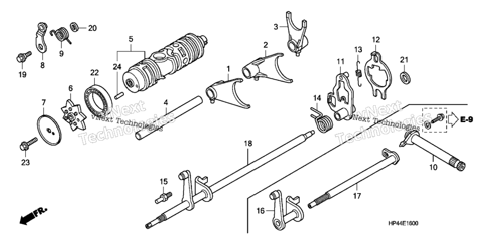 Gearshift Drum