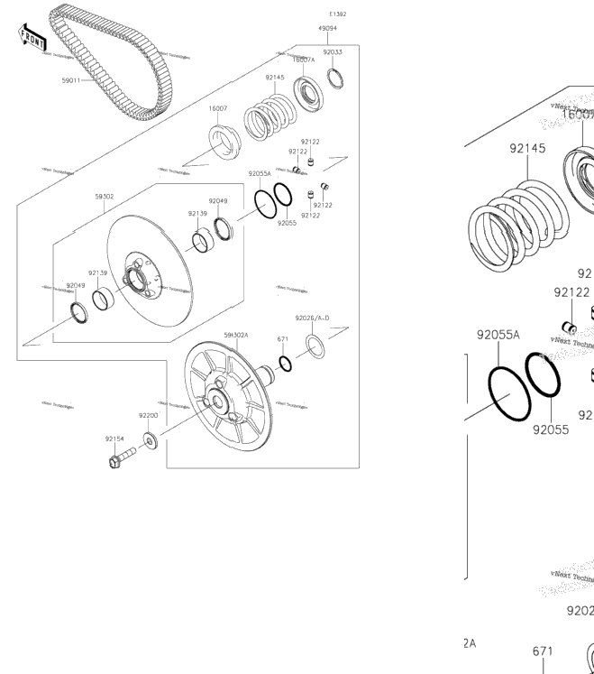 Driven Converter/Drive Belt