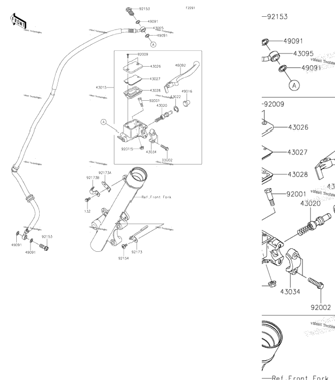 Front Master Cylinder