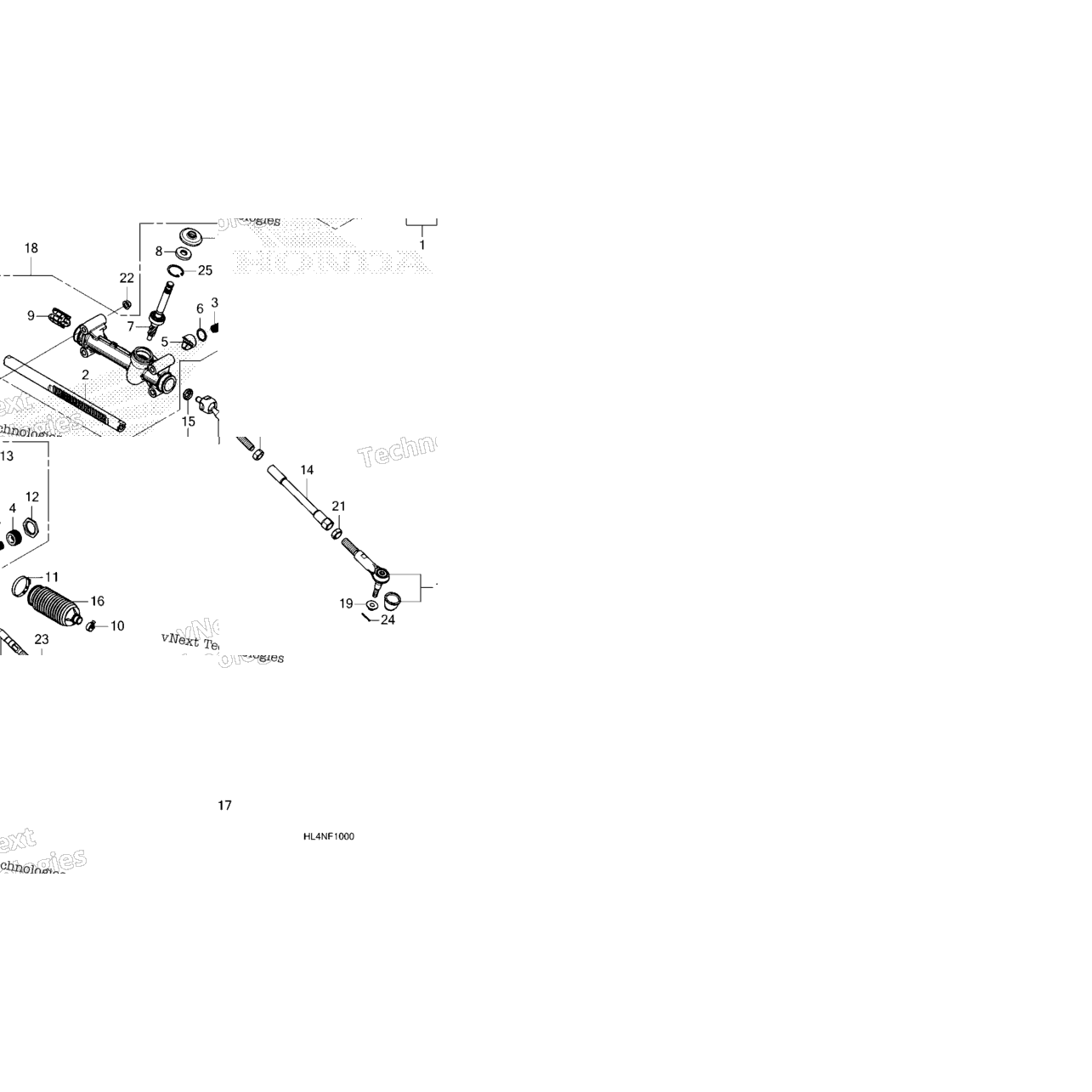 Steering Gear Box@Tie Rod