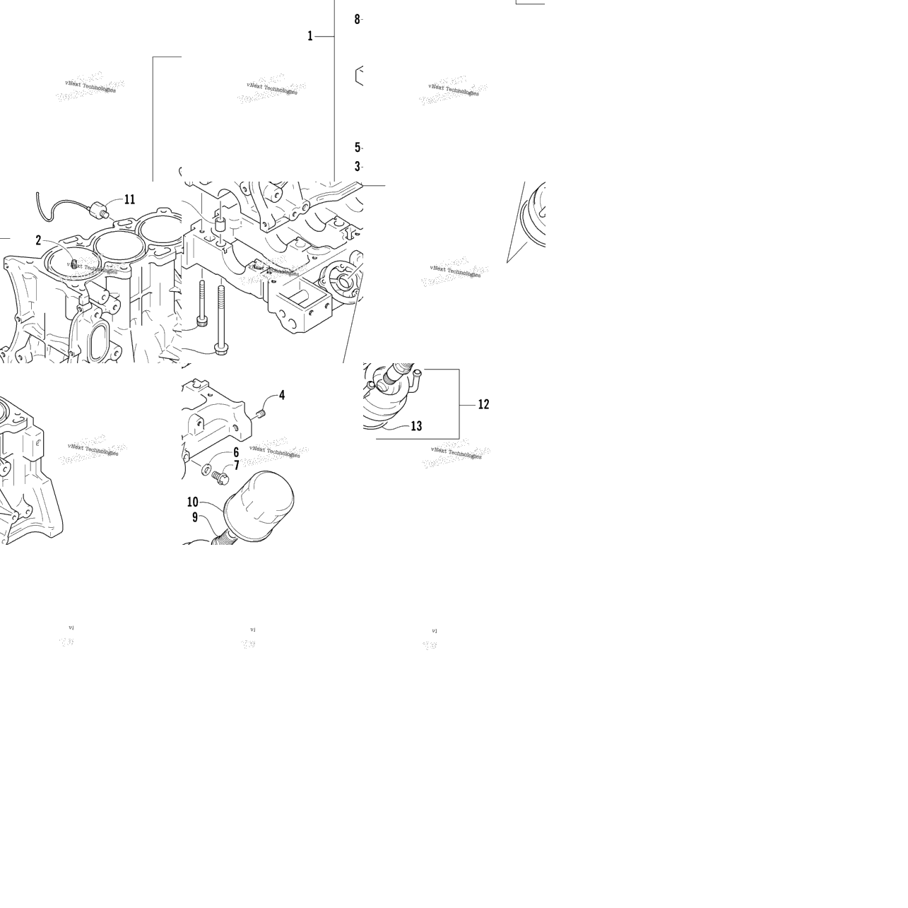 Cylinder Block/Base Assembly