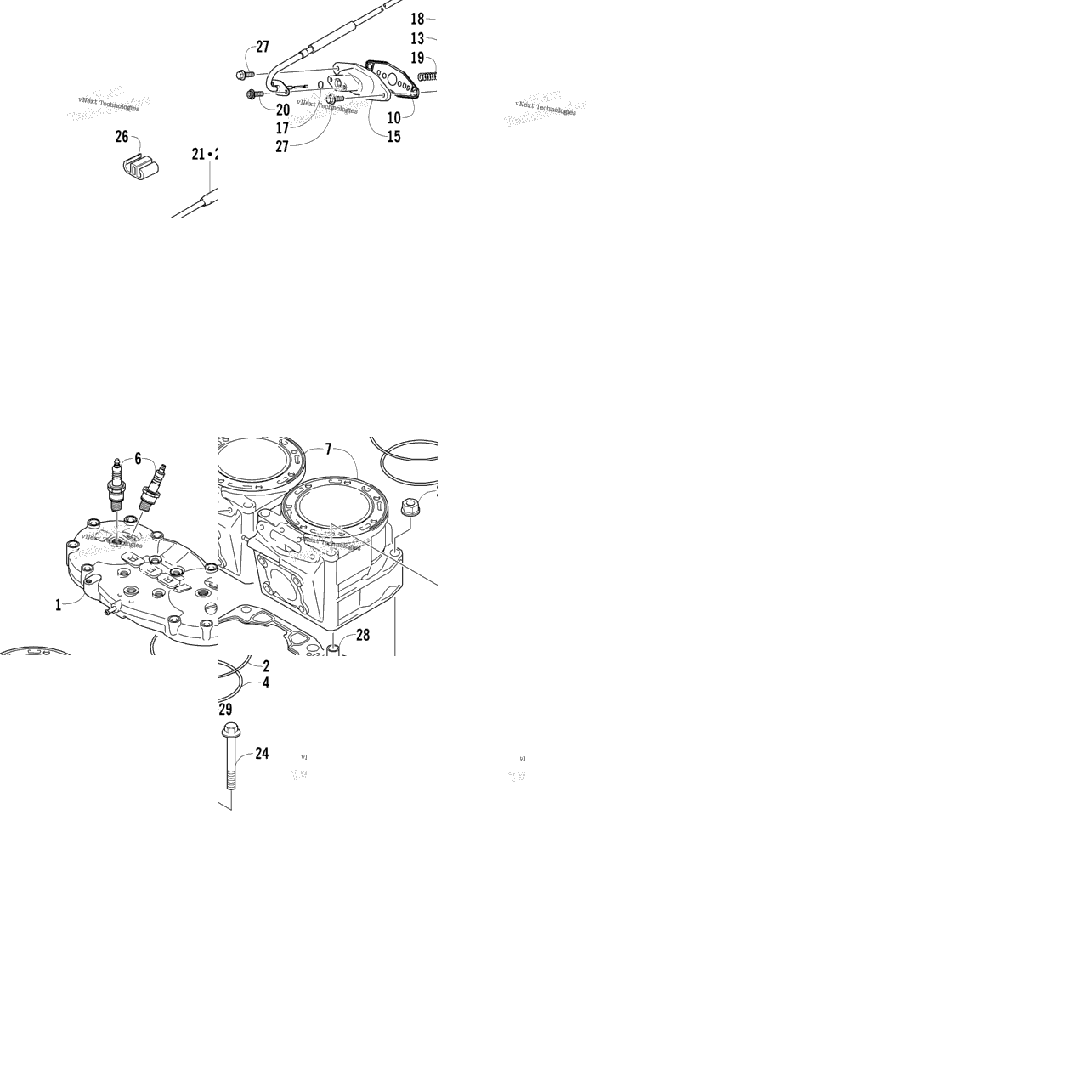 Cylinder And Head Assembly
