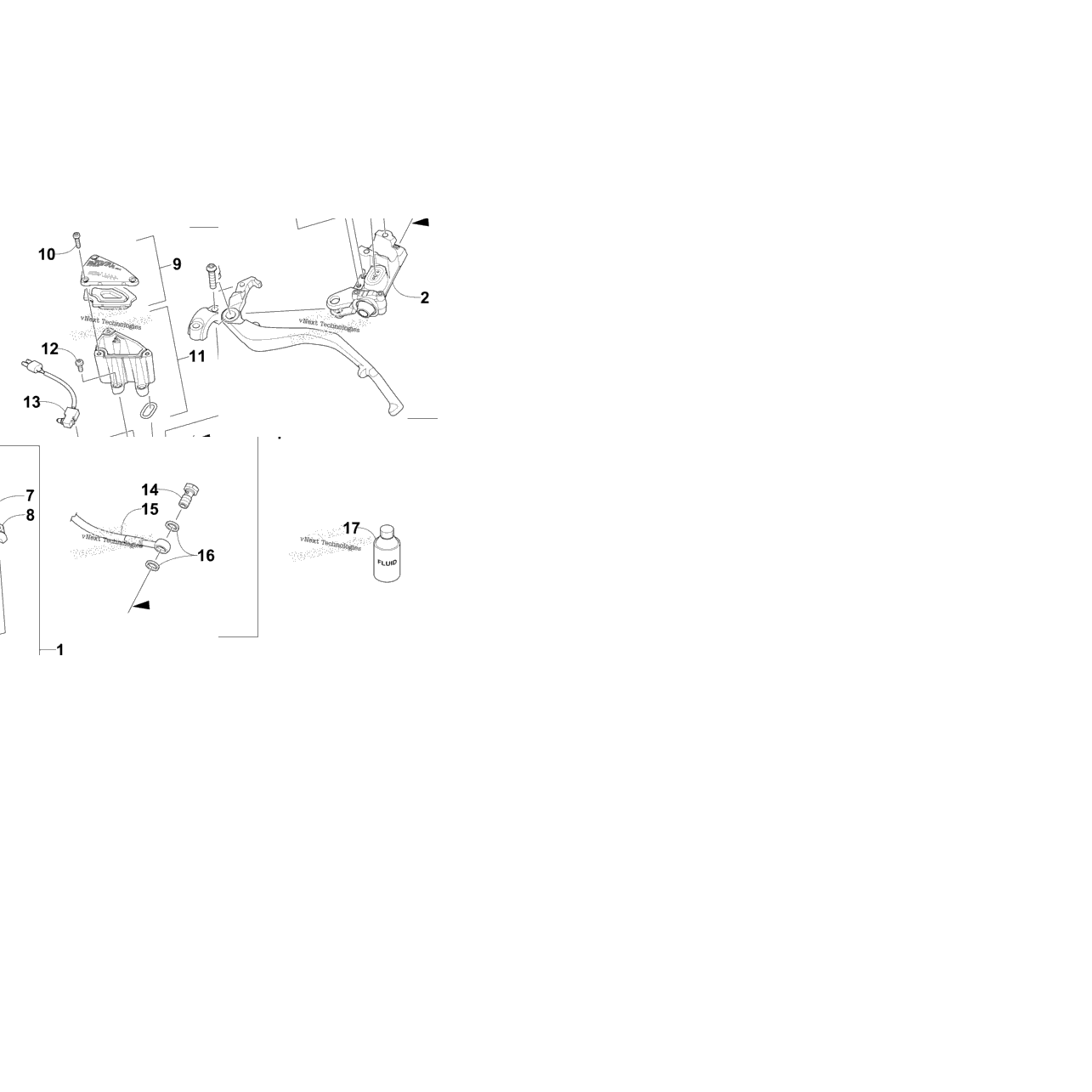 Hydraulic Brake Control Assembly