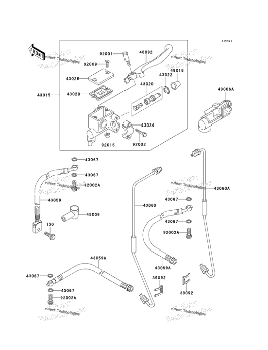 Front Master Cylinder